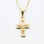 Colar com Pingente Crucifixo - Imagem 3