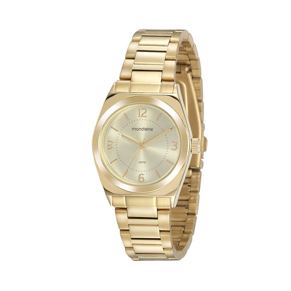 32155LPMVDE1 Relógio Mondaine Feminino Dourado Código: 32155LPMVDE1 - Imagem 1