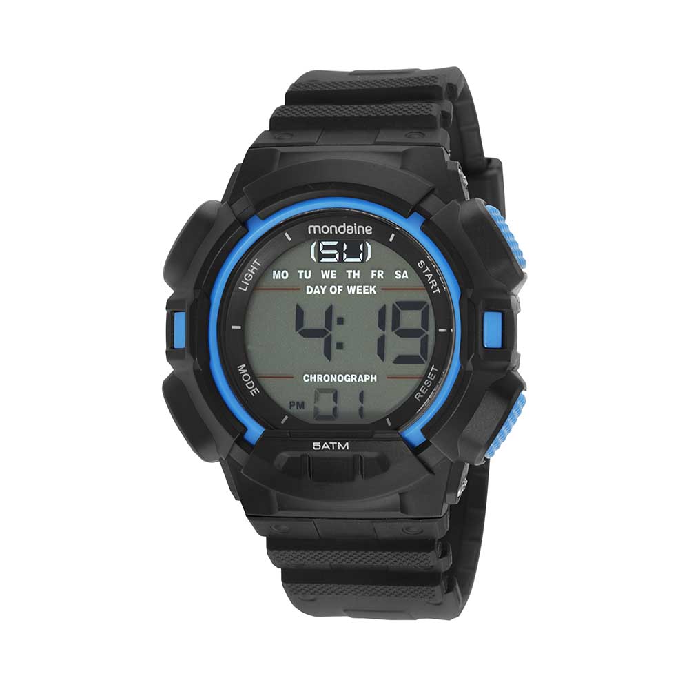 85015G0MVNP1 Relógio Masculino Preto Mondaine 85015G0MVNP1 - Imagem 1