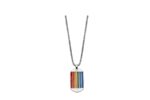 Kit Relógio Pride Colar Placa Com Glitter Colorido Cód 32556LPMKDE1K1 - Imagem 4