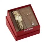 Kit Relógio Mondaine Dourado Feminino 32609Lpmkde1K1 - Imagem 5