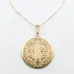 Colar de São Bento Folheado a Ouro 18K - Imagem 3