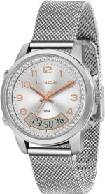 Relógio Lince Prateado Analógico Código LAM4714L S2SX - Imagem 3