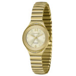 Relógio Lince Analógico Dourado Código LRG4720L C2KX