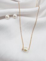 Conjunto Colar e Brincos Folheado a ouro 18k