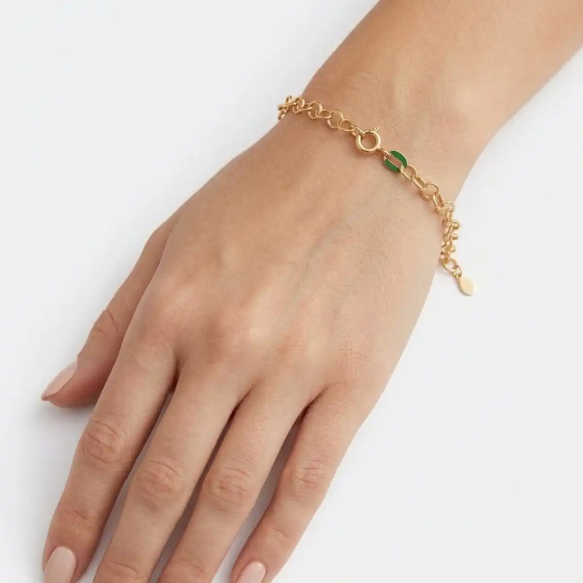1 Pulseira Folheado a Ouro 18k - Imagem 1