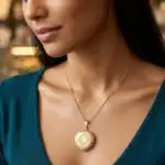 Colar Relicário Folheado a Ouro 18k