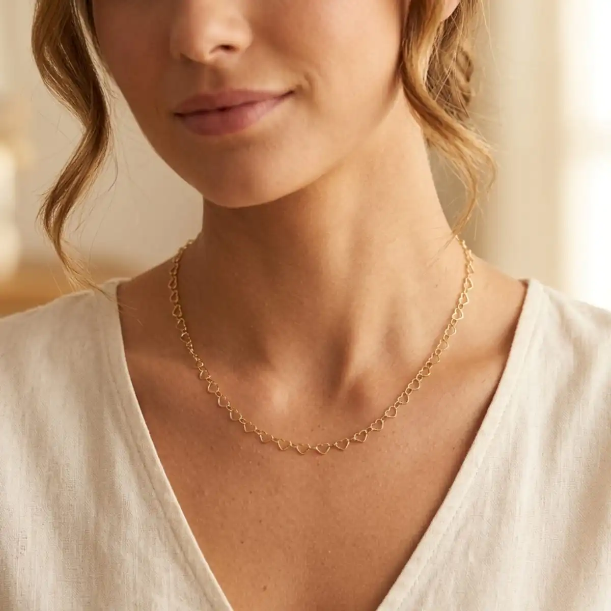 13 Choker de Coração Vazado - Imagem 1