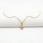Colar Ponto de Luz Folheado a Ouro 18k - Imagem 3