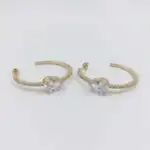 Argola com Pingente de Gota - Imagem 3