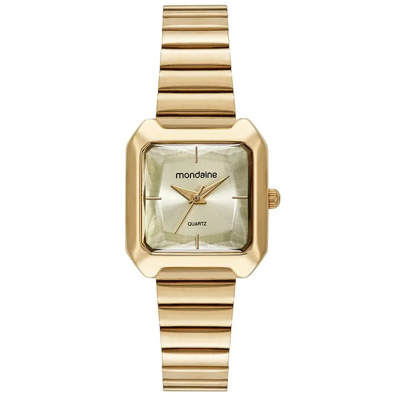240261-800-auto Relógio Mondaine Dourado Feminino Código 32584LPMVDE1 - Imagem 1