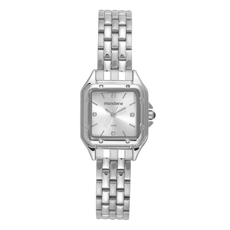 242055-800-auto Relógio Mondaine Prata Feminino Código 32777L0MVNE2 - Imagem 1