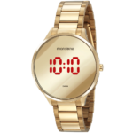 Relógio Mondaine Dourado Feminino Código 32060LPMVDE1
