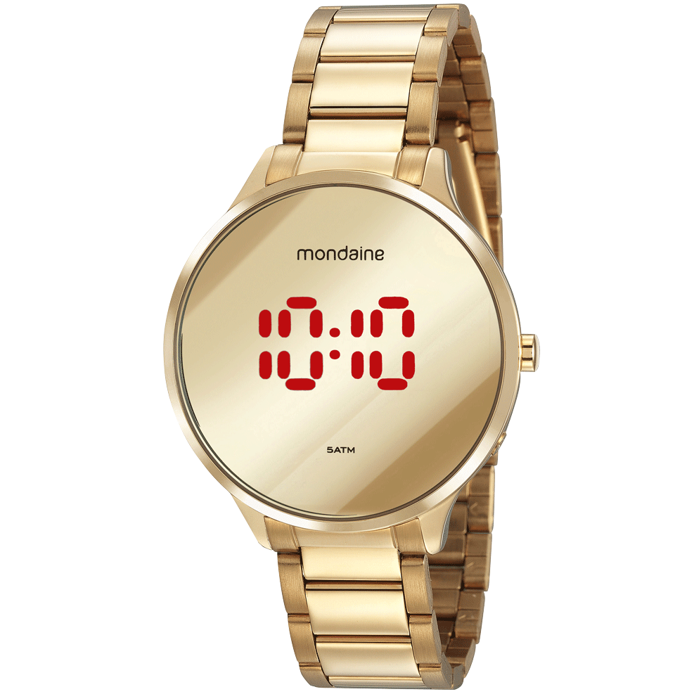 32060LPMVDE1 Relógio Mondaine Dourado Feminino Código 32060LPMVDE1 - Imagem 1