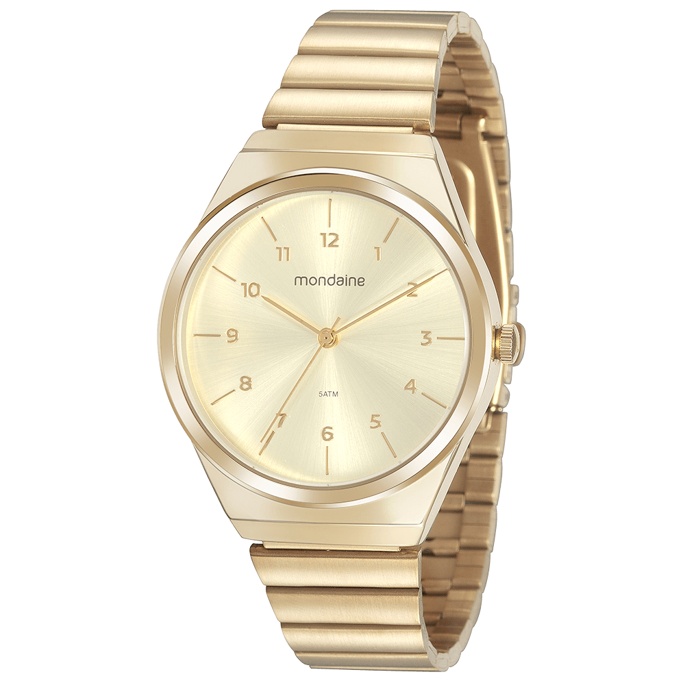 32157LPMVDE1 Relógio Mondaine Feminino Dourado Código 32157LPMVDE1 - Imagem 1