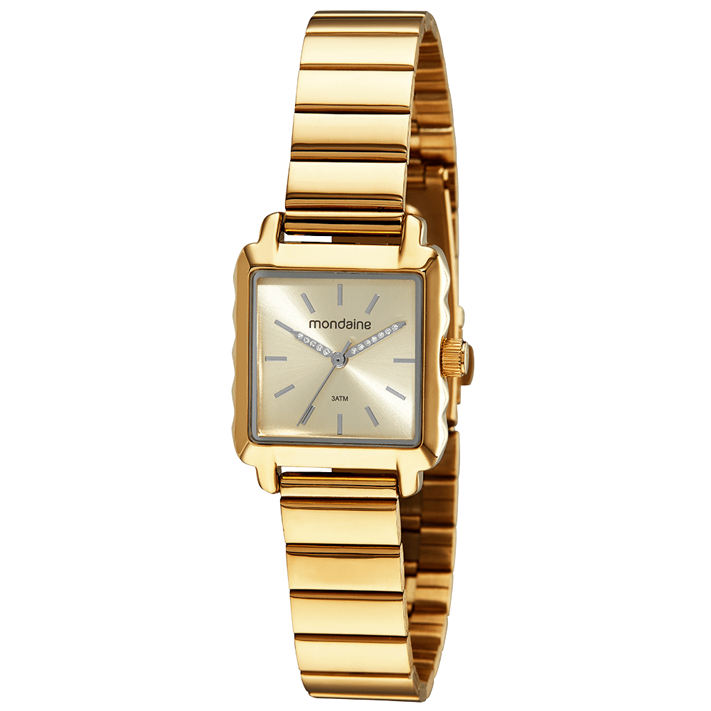 32218LPMVDE1 Relógio Mondaine Dourado Feminino Codigo 32218LPMVDE1 - Imagem 1