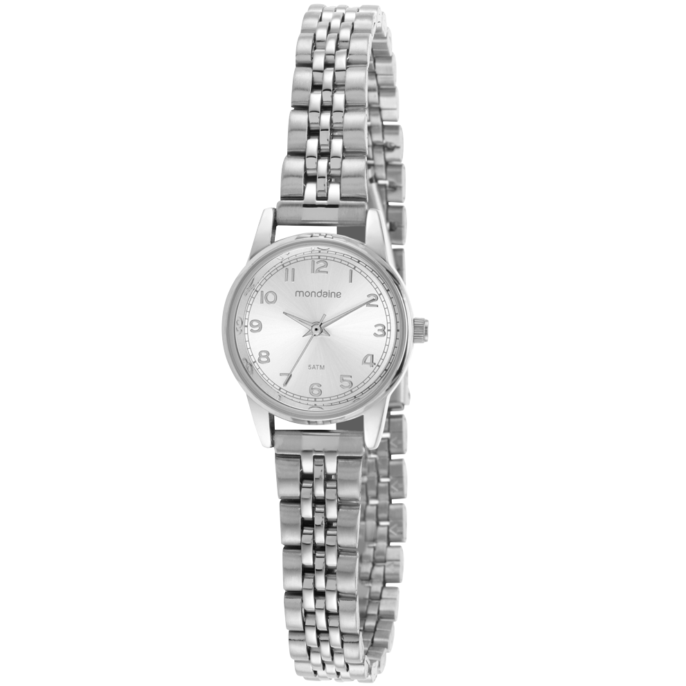32425L0MVNE2 Relógio Mondaine Feminino Prata Código 32425L0MVNE2 - Imagem 1