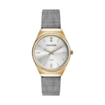 Relógio Feminino Mondaine Prata e Dourado Código 32582LPMVBE2