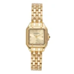 Relógio Dourado Feminino Mondaine Código 32777LPMVDE1