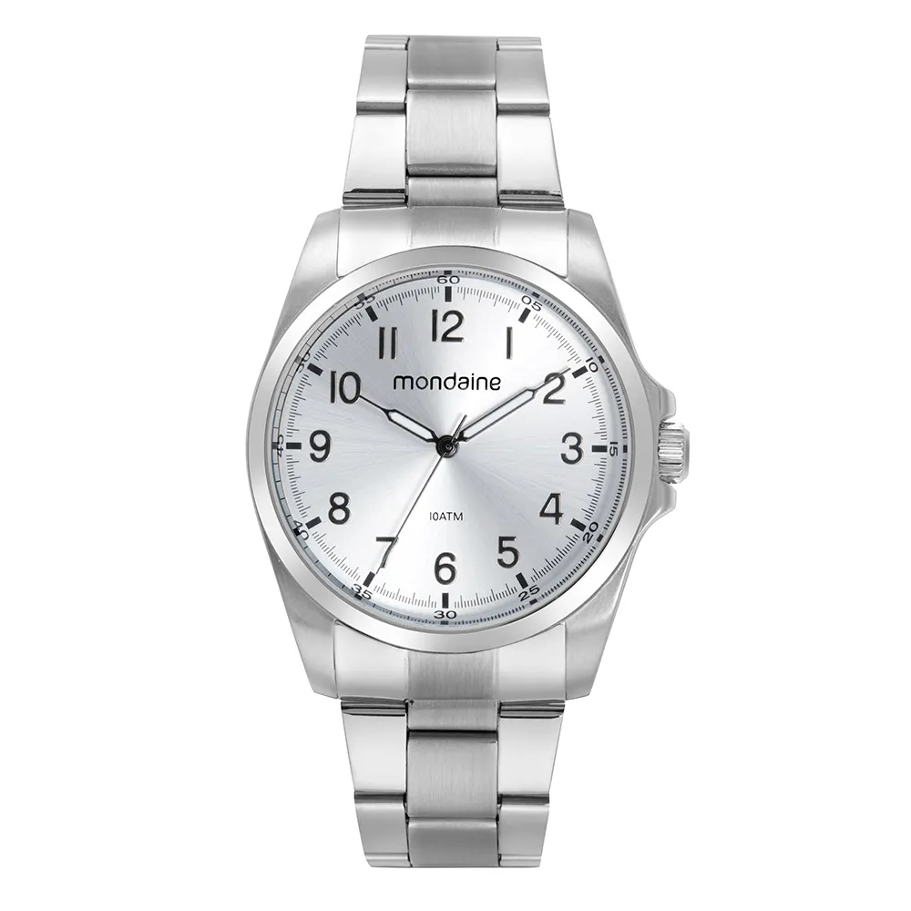 foto1 Relógio Mondaine Masculino Prata Código 32734G0MVNA2 - Imagem 1