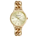 Relógio Mondaine Dourado Feminino Código 32591LPMVDM1