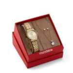 Kit Relógio Feminino Dourado Mondaine Código 32611LPMKDE1K1