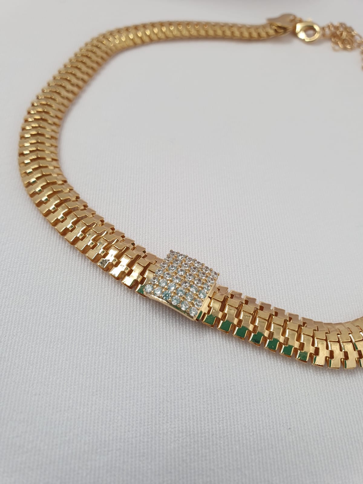 WhatsApp Image 2024-08-14 at 15.52.51 Choker Folheada a Ouro 18k - Imagem 1