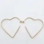Argola folheado ouro 18k BARF10 - Imagem 3