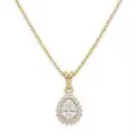 Colar Gota Folheado a Ouro 18k - Imagem 3