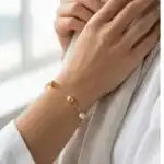 Pulseira de Pérolas e Bolinhas PLF10