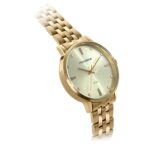 Kit Relógio Feminino Dourado Com Semijoias Ref.32598LPMKDE1K1 - Imagem 4