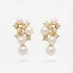 Brinco Dourado com Pérolas. - Imagem 3