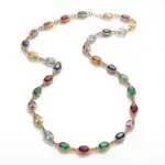 Choker com zircônia coloridas - Imagem 3