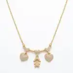 Colar menina folheado ouro 18k - Imagem 3