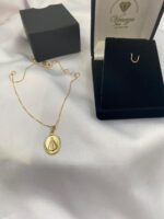 Colar Nossa Senhora Aparecida Folheado a ouro 18k. - Imagem 6