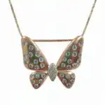 conjunto colar e brinco folheado a ouro 18k - Imagem 3