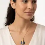 Colar nossa senhora Aparecida folheada a ouro18k