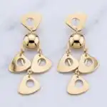 Brinco Folheado a Ouro 18k.1BRL060326. - Imagem 2