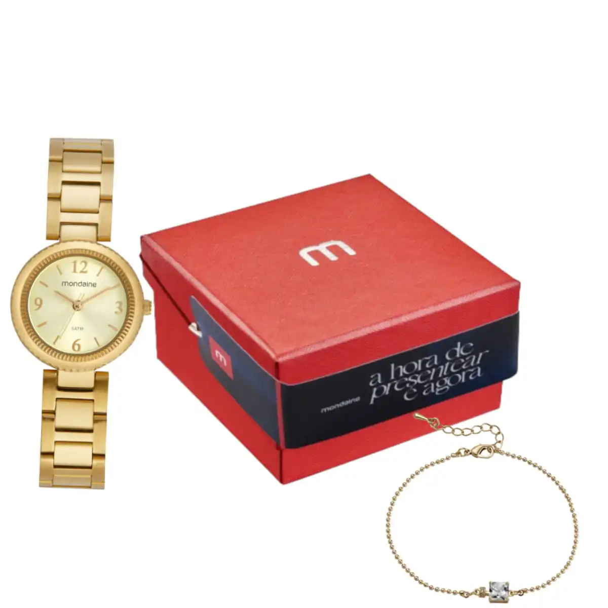 a Kit Relógio Feminino Mondaine 32769LPMKDE1 - Imagem 1
