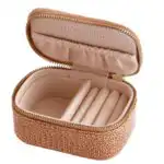 Kit Relógio Feminino Cristais Prata com Porta Jóias 32783l0mkne2 - Imagem 4
