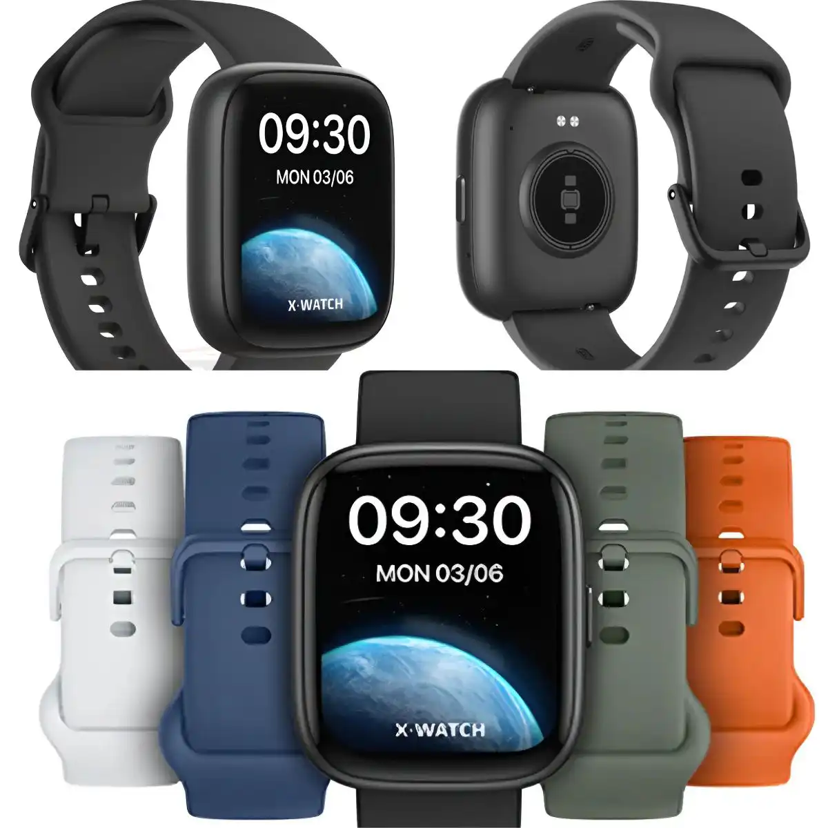 7 Smartwatch Unissex Alexa X-Watch XSWUQPI010A Troca Pulseira. - Imagem 1