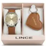 Kit  Relógio + Chaveiro Lince  Feminino   LRC4671L - Imagem 2