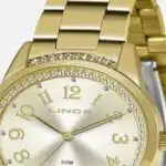 Relógio Lince Feminino dourado  LRGJ125L - Imagem 2