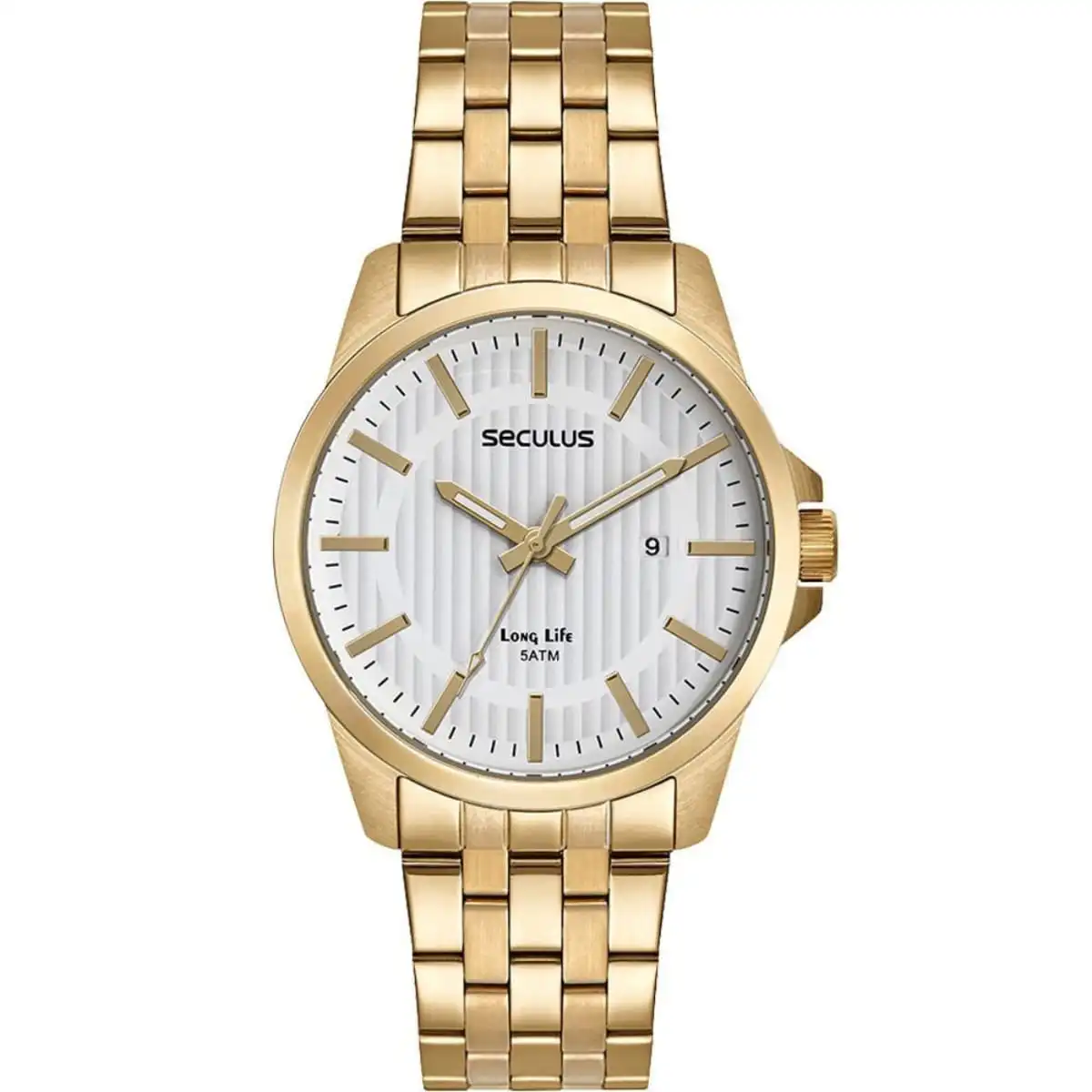 b Relógio masculino Seculus Long Life 44197GPSVDA2 - Imagem 1