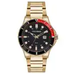 Relógio Mondaine Masculino Dourado, modelo 32569GPMVDE1.