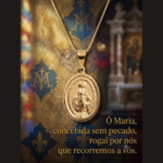 Colar com Medalha Nsra Graças Pequena. - Imagem 6