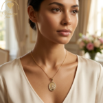 Colar Medalha Nossa Senhora Desatadora dos Nós. Folheado a Ouro 18k. - Imagem 6