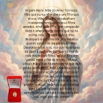 Colar Medalha Nossa Senhora Desatadora dos Nós. Folheado a Ouro 18k.