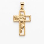 Pingente Jesus Folheado PJF2 - Imagem 2