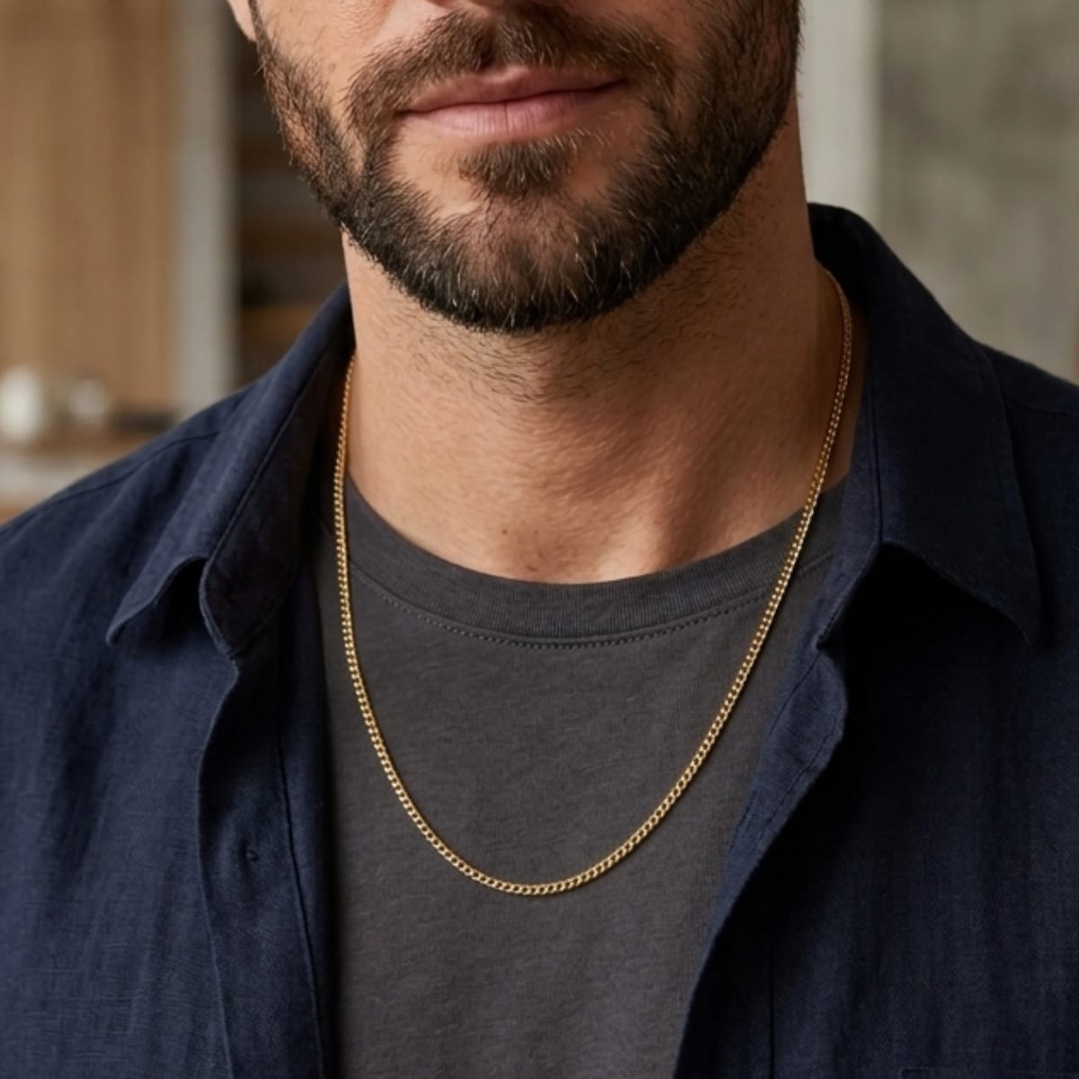 WhatsApp Image 2026-08-19 at 14.42.06 Cordão Folheado Masculino CFM01 - Imagem 1